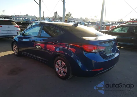 2016 Hyundai Elantra Se из США, поврежденный, VIN 5NPDH4AE5GH771966